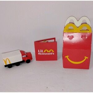 New McDonald's Lil Toy 2025 Mini Happy Meal Delivery Truck #16 with Box & List